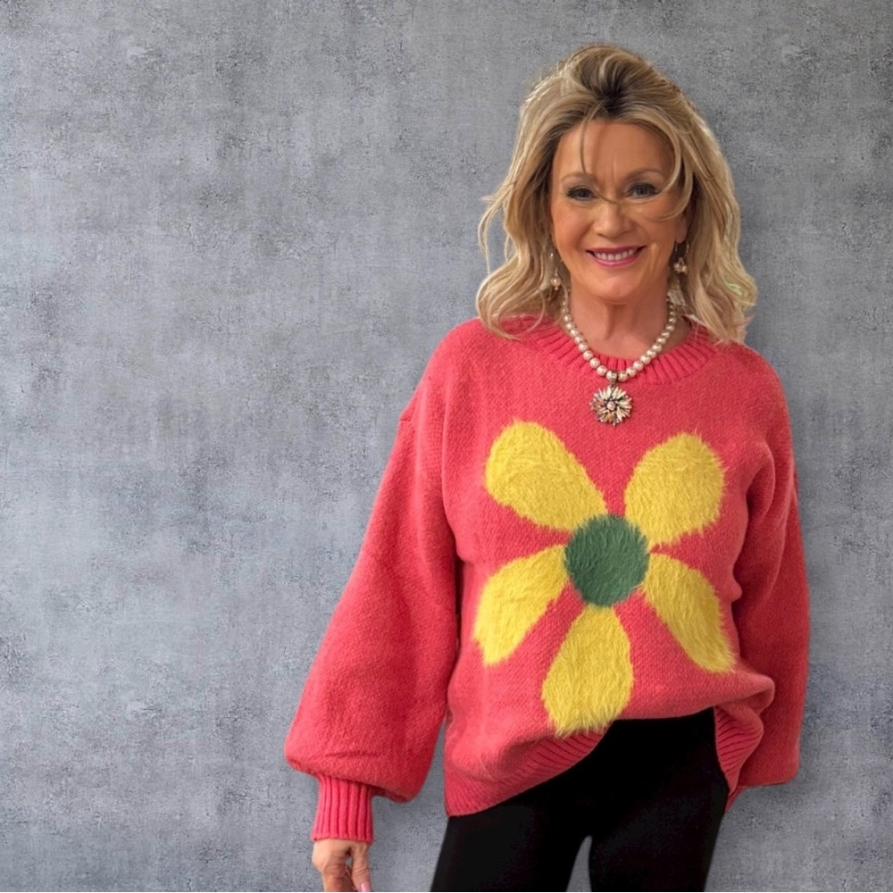 Easel Pink soft Sweater